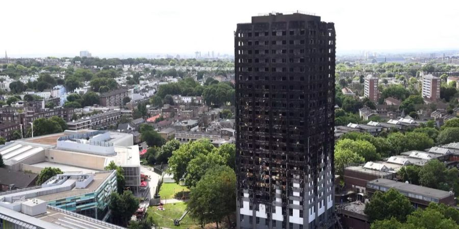 Beim Brand im Grenfell Tower am 14. Juni 2017 kamen insgesamt 71 Menschen ums Leben.