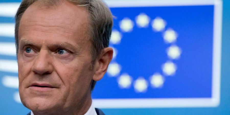 Donald Tusk, Präsident des Europäischen Rates, bei einem Treffen.