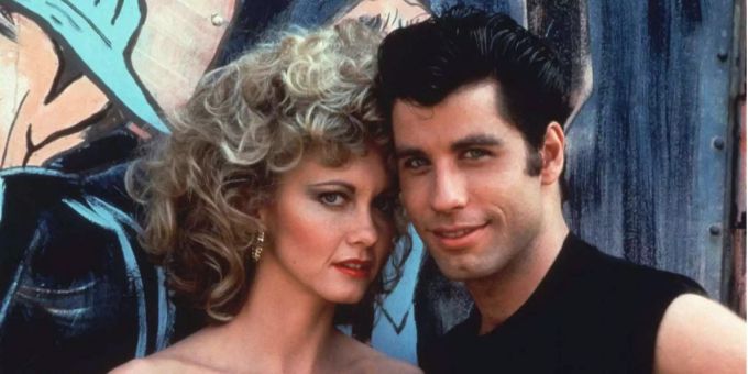 Olivia Newton-John mit John Travolta im Film «Grease». Olivia Newton-John
