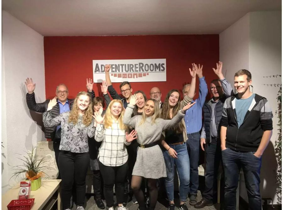 Der ultimative Teamplausch in den Adventure Rooms gefiel sehr - zvg