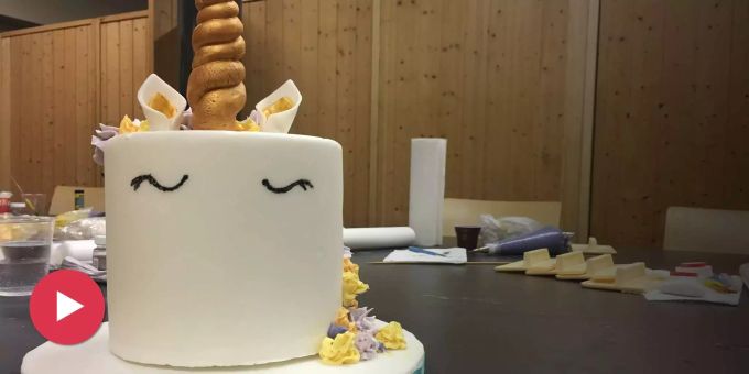 Kuchenbacken am Swiss Cake Festival - Backe, backe Einhornkuchen!