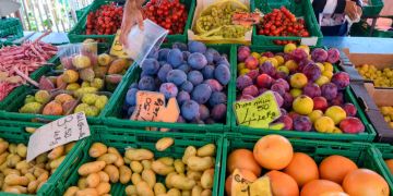 Wochenmarkt in Kloten.