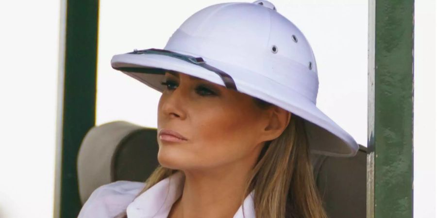 First Lady Melania Trump bei einer Safari in Nairobi.