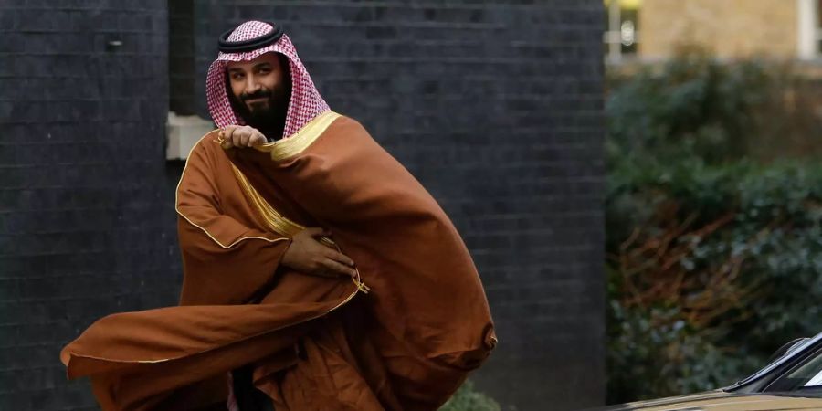 Saudi-Arabiens Kronprinz Mohammed bin Salman in London.