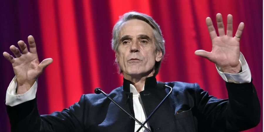Der britische Schauspieler Jeremy Irons.