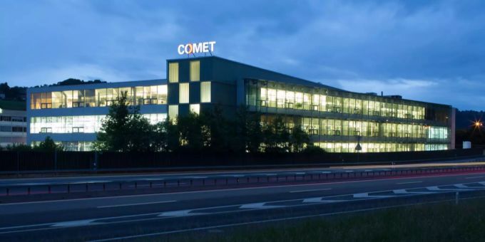 Das Hauptquartier des Röntgenspezialisten Comet in Flamatt.