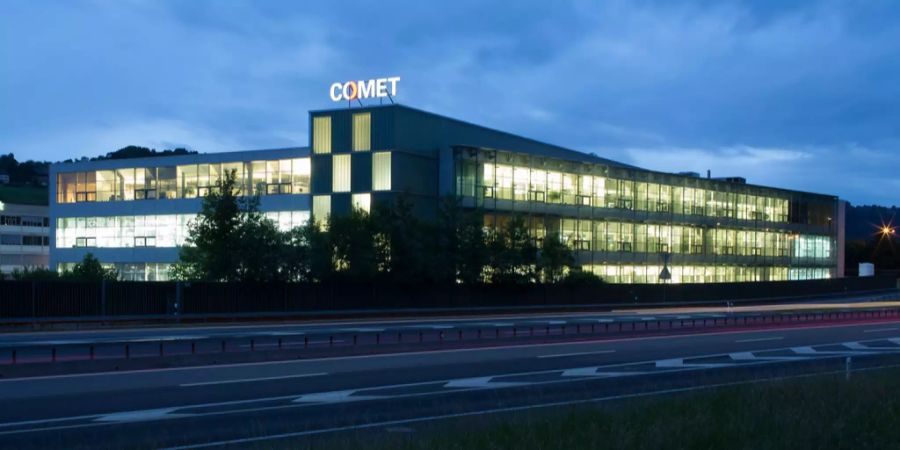 Das Hauptquartier des Röntgenspezialisten Comet in Flamatt.