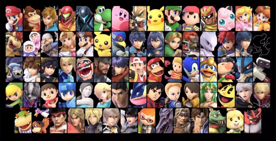 Alle Charakter von Super Smash Bros. Ultimate.