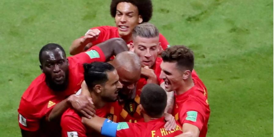 Belgien führt bereits zur Pause mit 2:0.