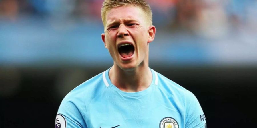 Der belgische Nationalspieler von Manchester City, Kevin de Bruyne, erlitt im Training eine Knieverletzung.