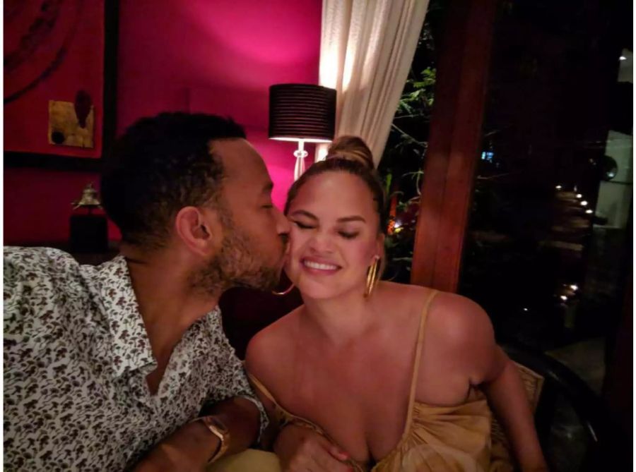 Chrissy Teigen und John Legend spürten auch auf Bali, dass die Erde auf der Insel Lombok bebte.