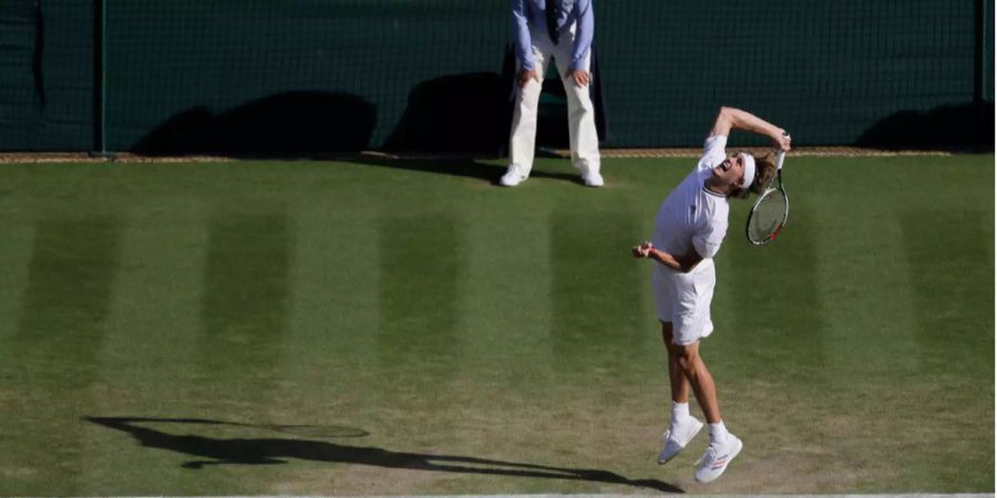 Alexander Zverev (hier in Wimbledon) geht dieses Jahr in Basel an den Start.