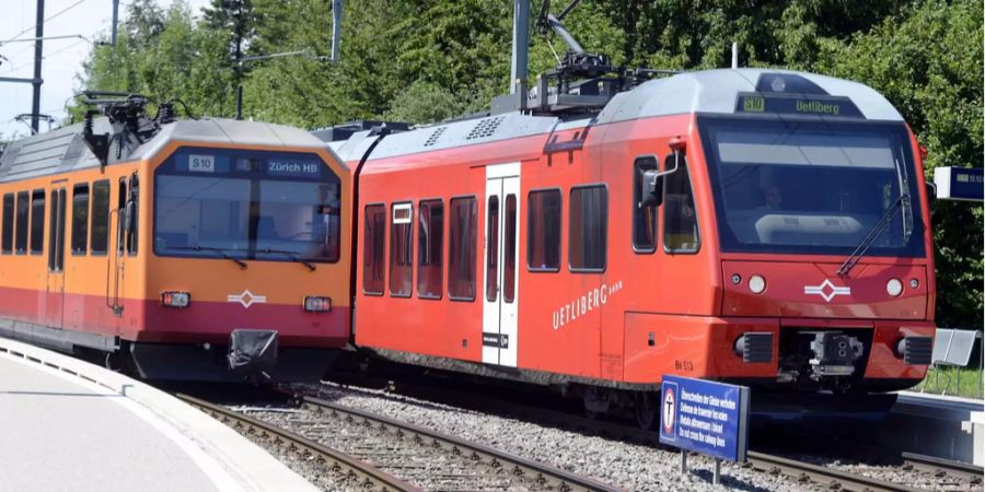 Die Vandalen haben es nur auf die Sitze der neuen Uetliberg-Bahnen abgesehen. An den Alten scheinen sie nicht interessiert zu sein.