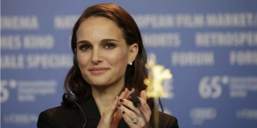 Schauspielerin Natalie Portman während einer Pressekonferenz in Berlin.