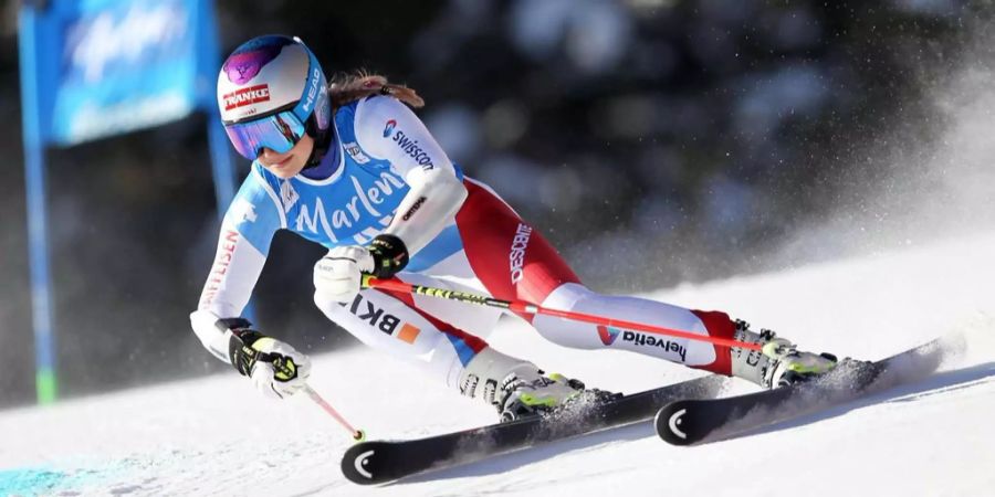 Die Bündner Skirennfahrerin Vanessa Kasper verletzte sich beim Rennen in der Lenzerheide GR schwer.