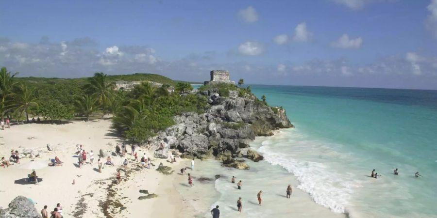 Das Höhlensystem befindet sich in der Nähe des Küstenorts Tulum.