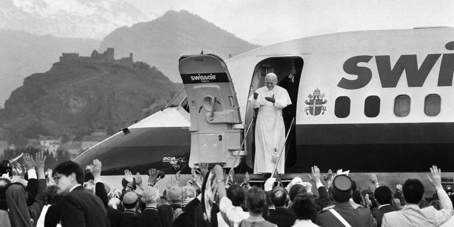 Ein weiterer Schweizer-Aufenthalt von Papst Johannes Paul II war im Jahr 1984.