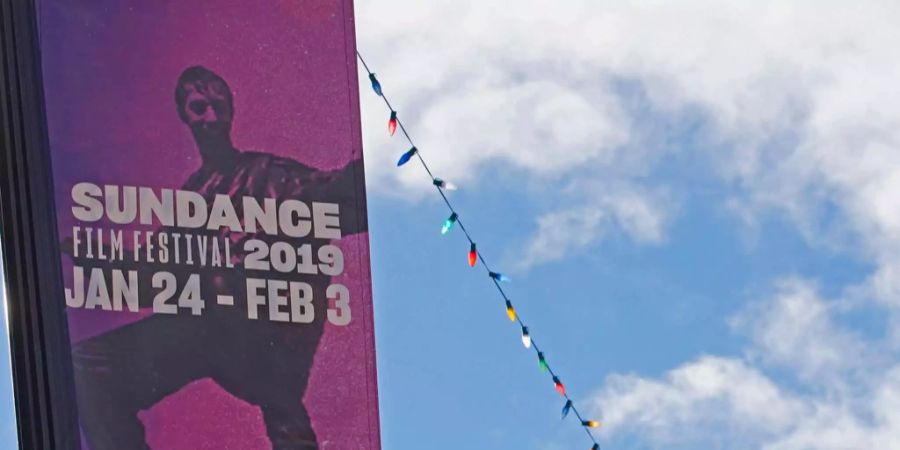 Ein Banner des Sundance-Filmfestivals 2019.