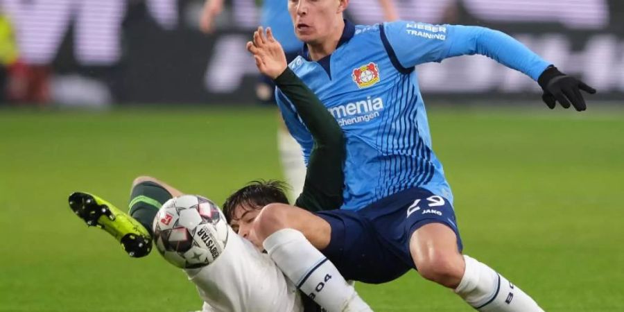 Leverkusens Kai Havertz droht verletzungsbedingt ein Ausfall. Foto: Peter Steffen
