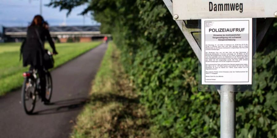 Am 21. Juli 2015 wurde die 26-Jährige vom Velo gerissen und vergewaltigt.