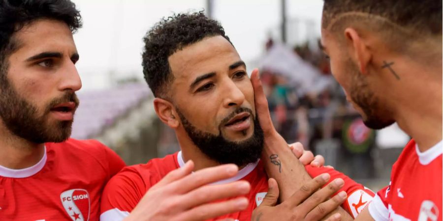 Carlitos (Mitte) ist für den FC Sion ein Erfolgsgarant.