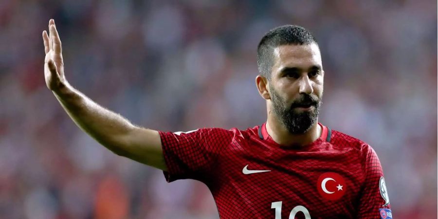 Arda Turan in einem Spiel mit der türkischen Nationalmannschaft.