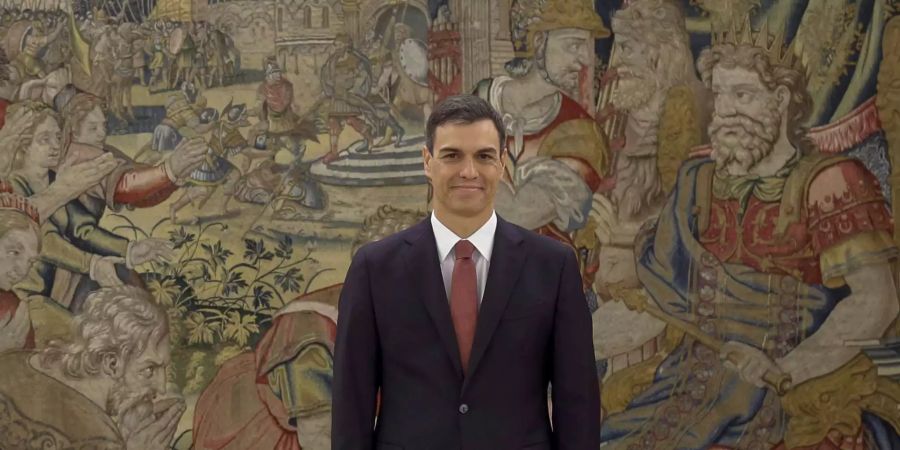 Will ein gleichwertiges Kabinett: Pedro Sánchez will mit ebenso vielen Männern wie Frauen im Kabinett die Gleichberechtigung stärken.