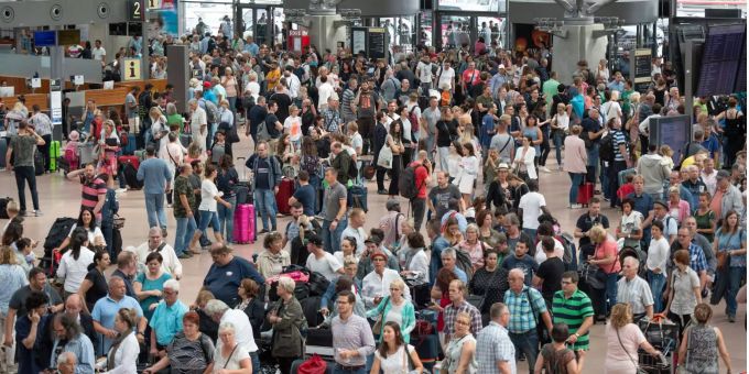 Stromausfall im Hamburger Flughafen Stromausfall im Hamburger Flughafen