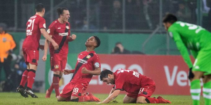 Bayer Leverkusen wird im Frühling im Pokal-Viertelfinale antreten. Bayer Leverkusen wird im Frühling im Pokal-Viertelfinale antreten.