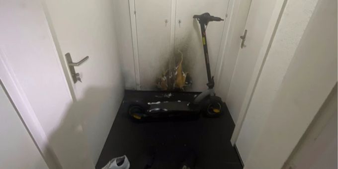 St. Gallen: E-Scooter-Akku entzündet sich in Wohnung. St. Gallen