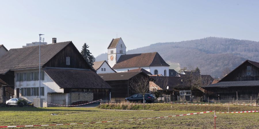 Die reformierte Pfarrkirche Veltheim aus dem Jahr 1760.