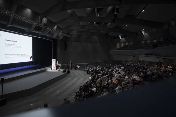 Ignazio Cassis bleibt zuversichtlich. Auslandsschweizer-Kongress, Ignazio Cassis