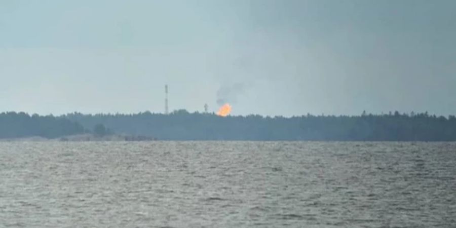 Gazprom soll an der Landesgrenze zu Finnland nicht geliefertes Gas abfackeln.