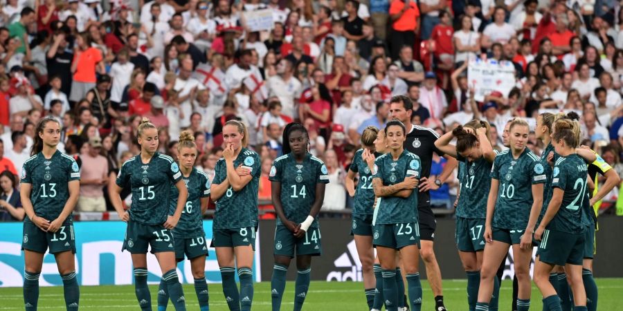 Die DFB-Frauen unterlagen England nach Verlängerung mit 1:2.