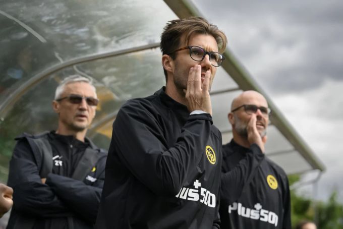Christoph Born (rechts) ist Goalietrainer bei YB. YB