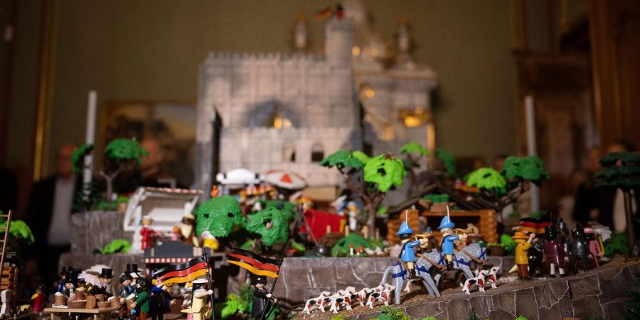 Das Hambacher Fest aus Playmobil-Teilen.