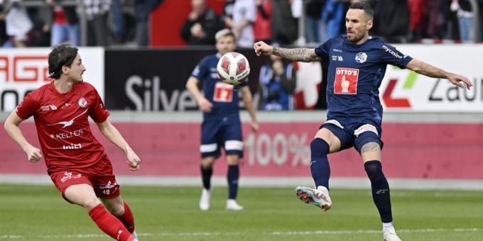 Dejan Sorgic (r.) wird in dieser Saison nicht mehr für den FC Luzern auflaufen können. FC Luzern