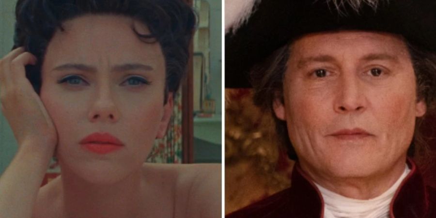 Scarlett Johansson in «Asteroid City», Johnny Depp in «Jeanne du Barry».