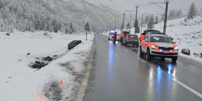 Unfall in Pontresina