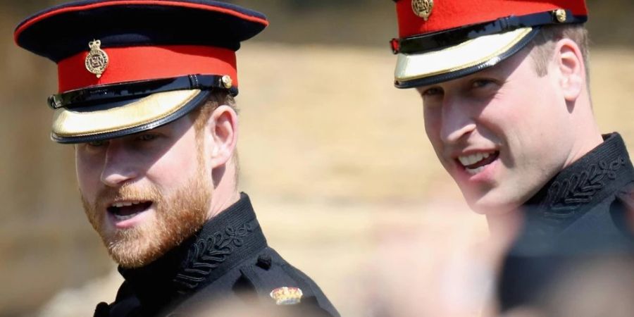 Prinz Harry und Prinz William (r.), hier im Jahr 2018, sollen sich voneinander distanziert haben.