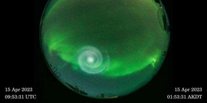 Treibstoff-Spuren - Mysteriöse Spirale über Alaska gesichtet
