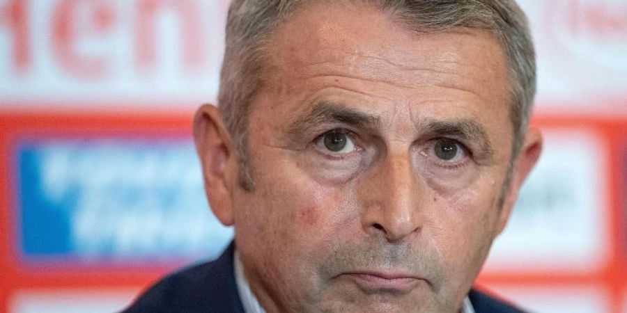 Klaus Allofs vermisste in seiner Tätigkeit als Sportvorstand bei Fortuna Düsseldorf «klare Zuständigkeiten». Foto: Marius Becker/dpa