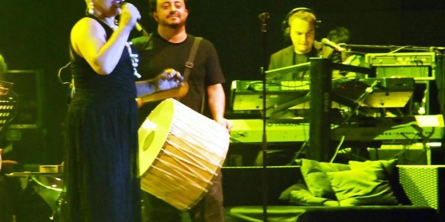 Die türkische Sängerin Sezen Aksu bei einem Konzert in Berlin 2009. Foto: Mesut Hastürk/dpa