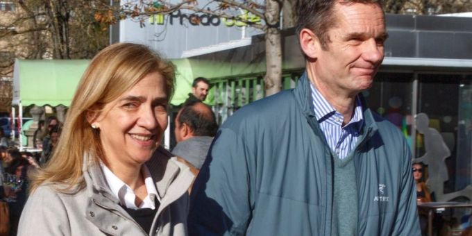 Cristina von Spanien und Iñaki Urdangarin in glücklicheren Tagen. Inaki Urdangarin Cristina von Spanien