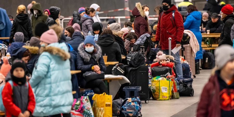 Derzeit nicht erfasst wird, wie viele Geflüchtete von Deutschland aus weiterreisen in andere Staaten. (Bild aus Berlin)