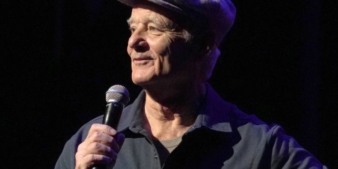 Bill Murray bei einem Benefizkonzert in New York. Bill Murray