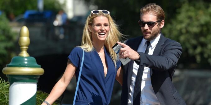 Ein Bild aus glücklicheren Tagen: Michelle Hunziker und ihr Noch-Ehemann Tomaso Trussardi. Michelle Hunziker