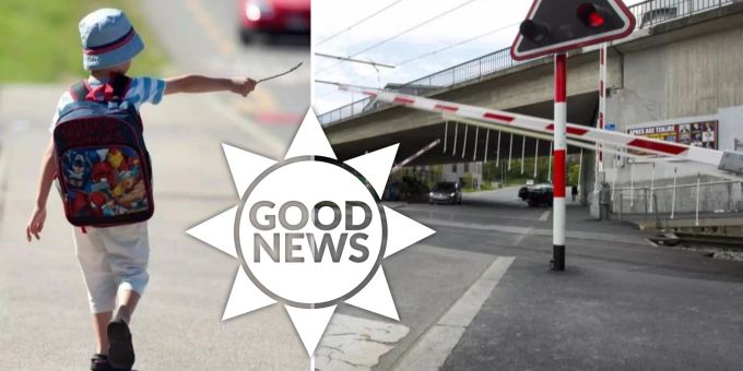Good News - Basler Bub (9) rettet Rentnerin (79) von Bahngleis