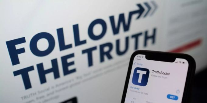 «Truth Social»-App im Apple-Appstore «Truth Social»-App im Apple-Appstore