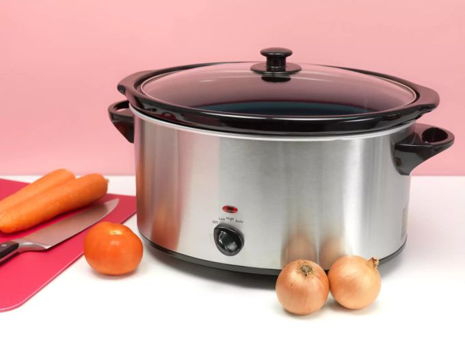 Slowcooker mit Warmhaltefunktion. Slowcooker